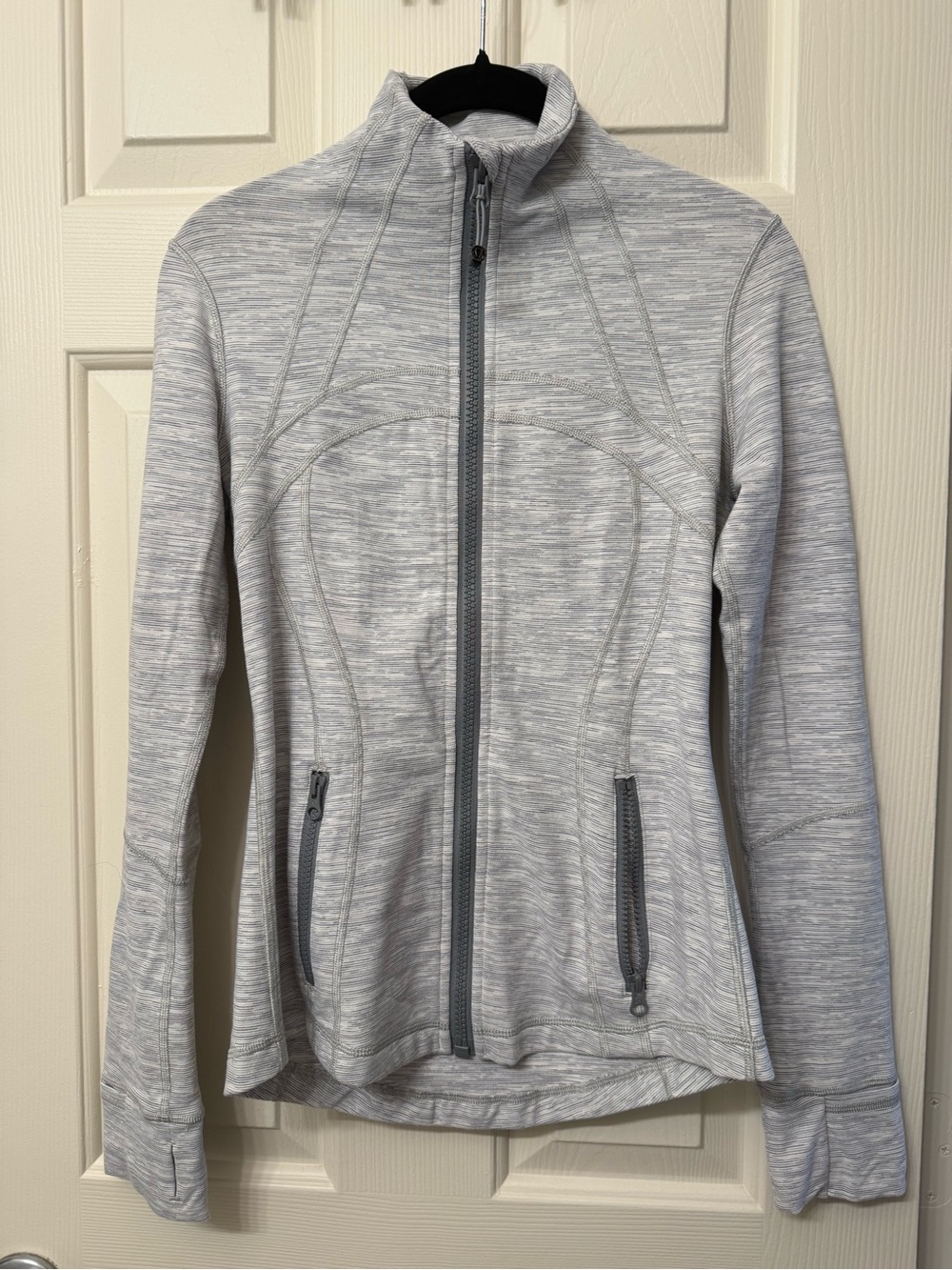 Light Gray Women's Full-Zip Active Jacket